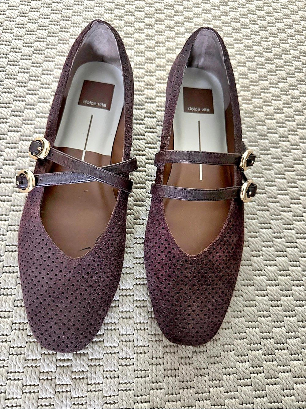 Dolce Vita Chocolate Suede Mary Jane’s ( Size 10) NEW